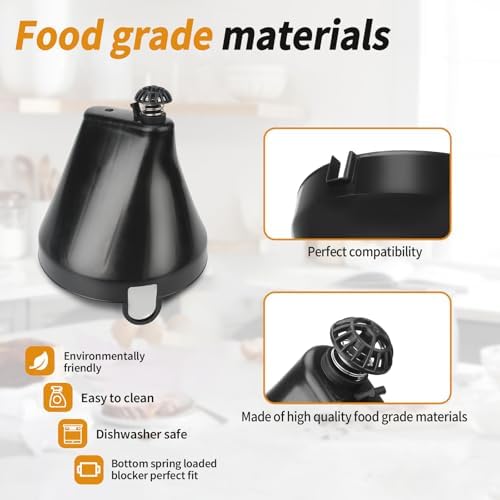 DCC-1200FB Coffee Maker Brew Basket Replacement Filter Basket Holder for Cuisinart models DCC-1200, DCC-1200BCH,DCC-1200BW,DCC-1200CP,DCC-1200MRP1,and DCC-1200W Replacement Part for Cuisinart