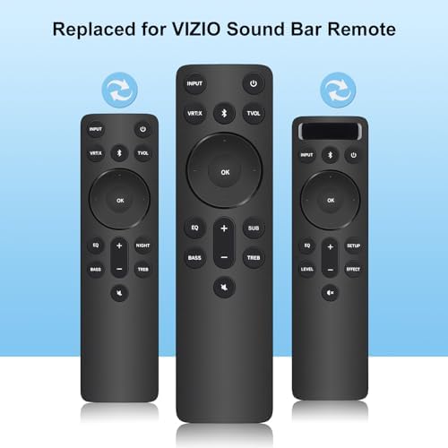 Gvirtue New Replacement-Remote for Vizio-Soundbar-Remote, Remote for Vizio 5.1/2.1 Home Theater Sound Bar,for Vizio M/V/P Series Home Audio Sound System