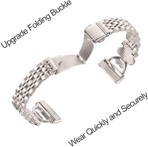 Bling Love Clover Bands For Women Compatible With Versa 4/Versa 3/Sense 2/Sense Stainless Steel Adjustable Replacement Strap.