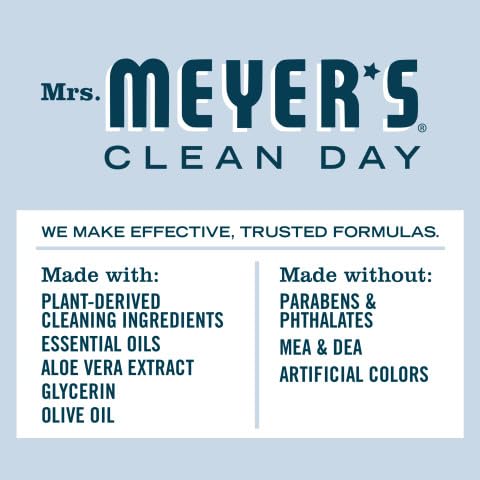 Mrs. Meyer's Liquid Hand Soap Variety, 1 Basil, 1 Snowdrop Hand Soap, 1 CT