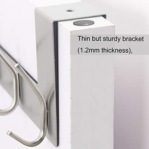 WEBI Over The Door Hooks for Hanging:Over The Door Towel Rack,Over Door Coat Hanger Over Door Coat Rack for Hanging Towels,Hats,Coats,Behind Back of Bathroom,Bronze