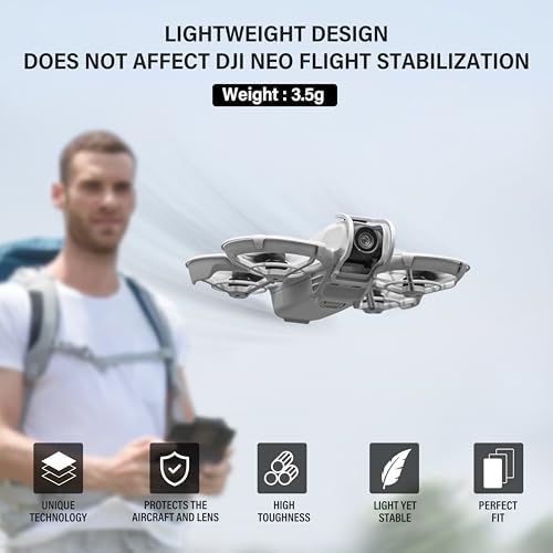 STARTRC Gimbal Bumper Guard for DJI Neo Accessories, Aluminum Alloy Anti-Collision Protection Guard Bar for DJI Neo Drone Camera