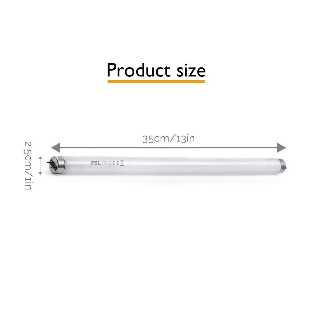 Longchin 10W Bug Zapper Light Bulb Replacement 2-Pack T8 UV Lightbulb for 20W Electric Insect Killer