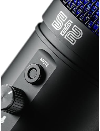 by Warm Audio Tempest - Large Diaphragm Studio Condenser USB Microphone + Stand + Shock Mount for Recording and Streaming