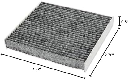 EPAuto CP182 (CF11182) Replacement for Honda Premium Cabin Air Filter includes Activated Carbon