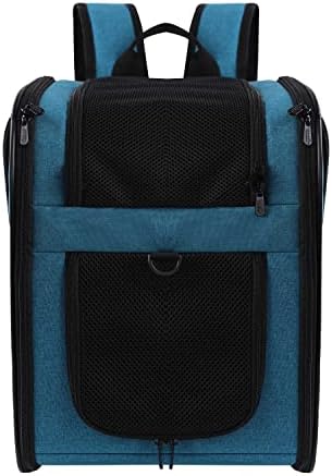 Apollo Walker Pet Carrier Backpack for Large/Small Cats and Dogs, Puppies, Safety Features and Cushion Back Support | for Travel, Hiking, Outdoor Use (Teal)