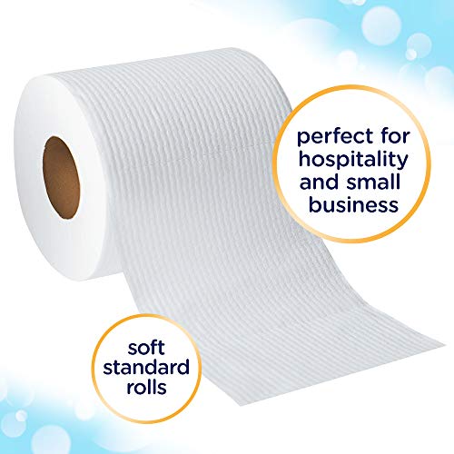 Cottonelle Ultra CleanCare Standard Roll Bathroom Tissue (12456), 48 Rolls / Case (4 Packs of 12), 170 Sheets / Roll