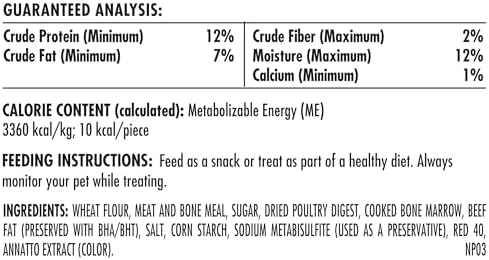 Milk-Bone MaroSnacks Dog Treats, 38 Ounce Refill Packs (Pack of 2) with Real Bone Marrow and Calcium