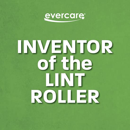 Evercare Ultra Sticky Pet Mega Lint Roller Value Pack with Lint Roller and 2 Refill Rolls, 50 Sheets Each