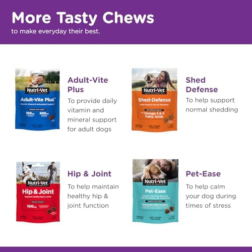 Nutri-Vet Pre and Probiotic Soft Chews for Dogs, Digestive Support, Upset Stomach, Liver & Cheese Flavor, Canine Prebiotic, Pet Fiber Supplement, Alternative to Dog Probiotic Powder, 120 Soft Chews