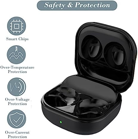 Charging Case for Samsung Galaxy Buds Pro 2 SM-R510, Replacement Charger Case Dock Cradle with USB C Cable Cord for Galaxy Buds 2 Pro Earbuds