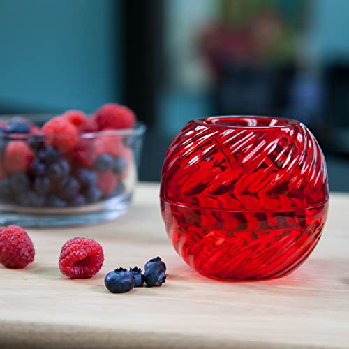 FlyFix Fruit Fly Trap for Indoors – Gnat and Effective Fruit Fly Trap – Easy to Use - Best for Kitchen, Dining Areas - use Food as Lure Attractants (2, Pink)