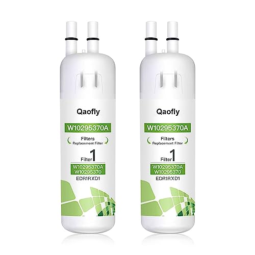 Qaofly EDR1RXD1 W10295370A Water Cap Replacement, Compatible with Filter 1, W10295370, P8RFWB2L, P4RFWB, 46-9930 46-9081(2PACKS)