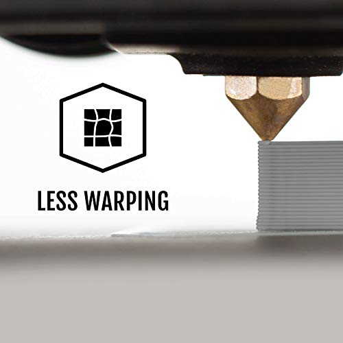 HATCHBOX ABS 3D Printer Filament, Dimensional Accuracy +/- 0.03 mm, 1 kg Spool, 1.75 mm, Gray