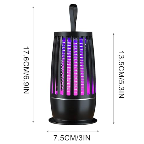 CSEONE Electric ๐ฉ๐๐ ๐๐๐๐๐๐ for Indoor & Outdoor - Rechargeable ๐ด๐๐๐๐๐๐๐ & ๐ญ๐๐ ๐ฒ๐๐๐๐๐, Portable Quiet USB LED Light ๐ป๐๐๐ for Home Office #Daily Use (Black)