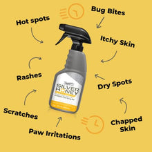 Load image into Gallery viewer, Absorbine Silver Honey Hot Spot & Wound Care Spray Gel 8oz Bottle, Manuka Honey & MicroSilver BG, Medicated for Dogs, Cats, Small Animals