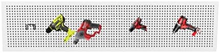 KINOMI 24 Pack Pegboard Hooks Heavy Duty Pegboard Drill Holder Power Tool Holder, Value Set, Large Pegboard Accessories and Hooks for Tools, Power Drills, Art and Craft Supplies etc