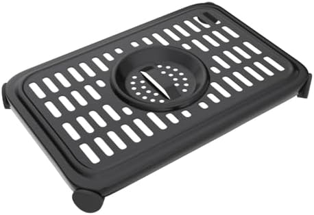Air Fryer Crisper Plate for Ninja Foodi DZ201,2 Pcs Replacement Grill Pan for Ninja DZ100,Air Fryer Replacement Parts and Accessories