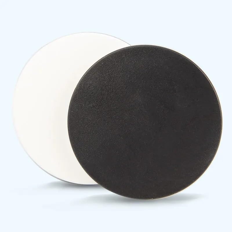 Microscope Accessories Kit Stereo Microscope Base Black Working Board Bottom Working Loading Stage Round Plastic Diameter 60mm 75mm 95mm Microscope Slides (Color : 100mm)