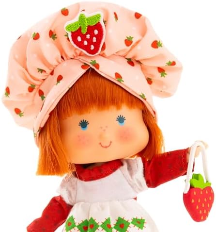 Strawberry Shortcake 'Limited Edition' Classic Version Strawberry Shortcake 5.5-inch Poseable Sweet Scented Fashion Doll with 4 Surprise Reveal Accessories