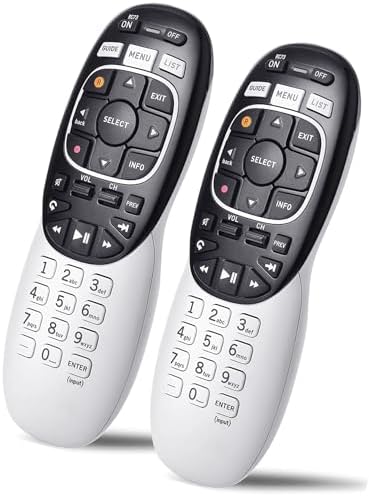 2 Packs Universal RC73 IR/RF Remote Control Replacement Compatible with DirecTV HR20 HR21 HR34 HR44 HR54 DVR Satellite Dish Receiver