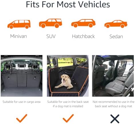 Amazon Basics Adjustable Dog Car Barrier, 16 inch, Black