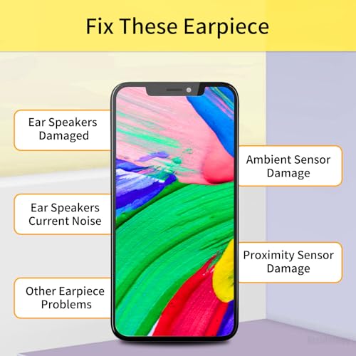 for iPhone 11 Earpiece Speaker Replacement 6.1" Repair for iPhone11 Earspeaker Front Ear Piece with Ambient Light Sensor Fix Proximity Sensor Assembly for A2111, A2223, A2221