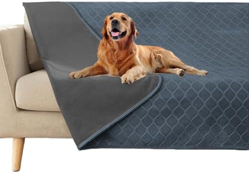 fuguitex Waterproof Dog Blanket Bed Cover Dog Crystal Velvet Moroccan Fuzzy Cozy Plush Pet Blanket Throw Blanket for Couch Sofa