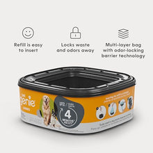 Load image into Gallery viewer, Pet Genie Refill Bags | Jumbo 2-Pack, 56 Total ft | Up to 8 Months of Supply in 2 cartridges | Ultimate Odor Control Dog Poop Bags