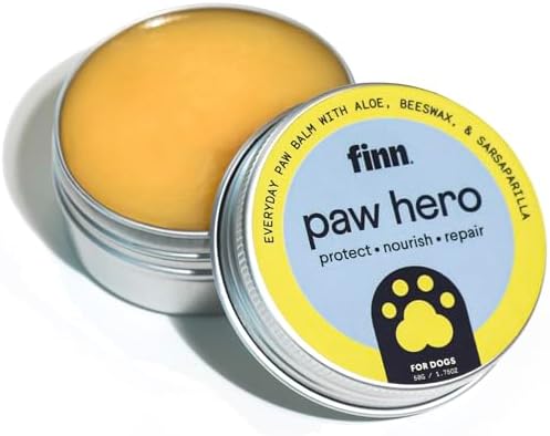 Finn Paw Hero | Natural Revitalizing Dog Paw Balm | Protect, Nourish & Repair from Wear, Damage & Dryness - 1.75 oz