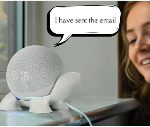 Turtle Echo Dot Holder Stand for Echo Dot 4th/5th Generation, Unique Alexa Holder, Turtle Alexa Stand Holder Mount, Accessories Speaker, dot Stand Holder for Alexa Echo dot, Amazon Echo dot Holder
