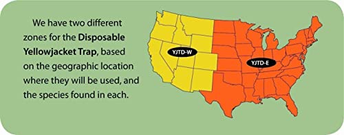 Rescue YJTD-W Disposable Yellow Jacket Trap, West of the Rockies (2 PACK)