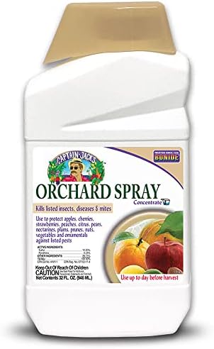 Bonide Captain Jack's Citrus, Fruit & Nut Orchard Spray, 32 oz Concentrate, Multi-Purpose Fungicide, Insecticide and Miticide