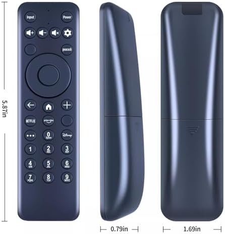 MG3-R34010 / 297107 Replacement IR Remote Control fit for Hisense X UHD LED XClass TV 43A6GX 50A6G R34010BA00-00001, for Pioneer Xumo TV PN50-751-24U CP-RC1NA-23 (Without Voice Function)