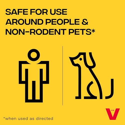 Victor M805-2SR Scent-Away Natural Rodent Repeller – Peppermint Oil Mouse and Rat Repellent – 10 High-Strength Rodent Repelling Sachets Included, Yellow, 2 Pack