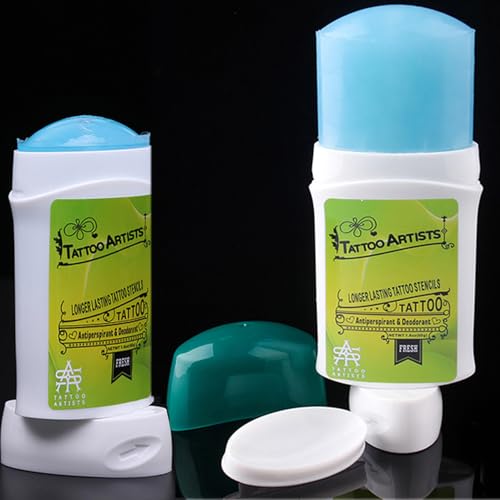 2PCS Tattoo Transfer Cream Gel, Safe and Long-Lasting Tattoo Balm for Body Art Makeup Professional Tattoo Transfer Soap Stencil Tattoo Supplies Accessories for Tattoo Artist (2PCS)