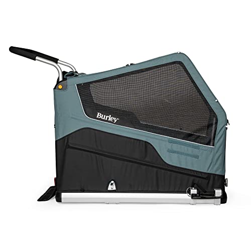 Burley Bark Ranger | XL Dog Bike Trailer & Stroller, Roomy Interior, Mesh Ventilation & Reinforced Removeable Floor