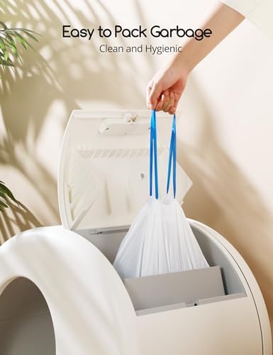 MeoWant Cat Litter Box Liners, Drawstring Receptacles Bags for MeoWant MW-SC01/MW-SC02/MW-LR01/MW-LB02 Cat Litter Box 20pcs