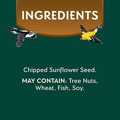 Morning Song Sunflower Hearts & Chips Wild Bird Food, No Mess Sunflower Seeds for Birds, 5.5-Pound Bag