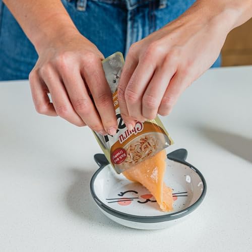 INABA Churu Stew for Cats, Broth Gelée with Shredded Chicken Side Dish Pouch with Vitamin E, 1.4 Ounces per Pouch, 12 Pouches, Chicken Variety