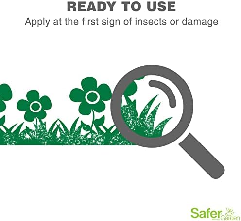 Safer Brand Garden SG5110 Insect Control and Killer Spray – Kills Aphids Beetles, Boxelder Bugs, Caterpillars, Earwigs, Spider Mites, Stink Bugs & More – Natural Oils Gentle on Plants – 24 fl oz