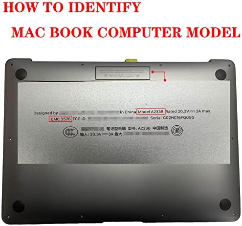 Screen Replacement for MacBook Air 13.3" A2337 2020 Year EMC 3598 Retina Full LCD Display Assembly 2560x1600 (Silver)