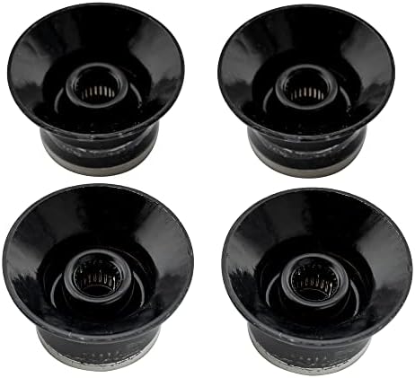 Musiclily Pro Imperial Inch Size Top Hat Bell Reflector 2 Volume 2 Tone Knobs Set for USA Les Paul SG Electric Guitar