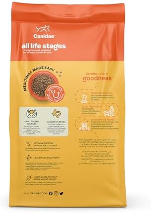 Canidae All Life Stages Premium Dry Dog Food for All Breeds, All Ages, Chicken Meal & Rice Formula, 5 lbs.