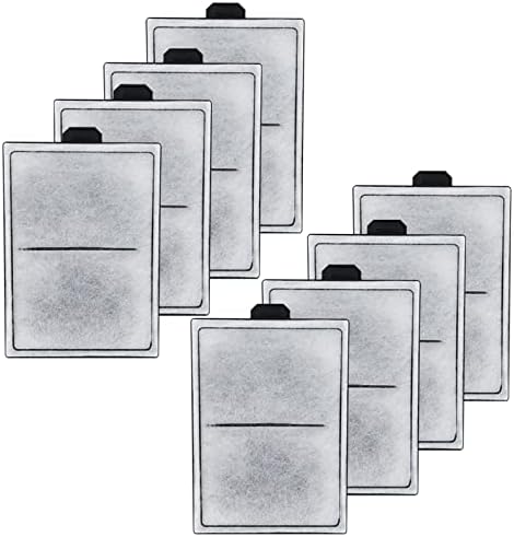HiTauing 8 Pack PF-L Carbon Cartridge for Top Fin Silenstream PF20, PF30, PF40 and PF75 Power Filters