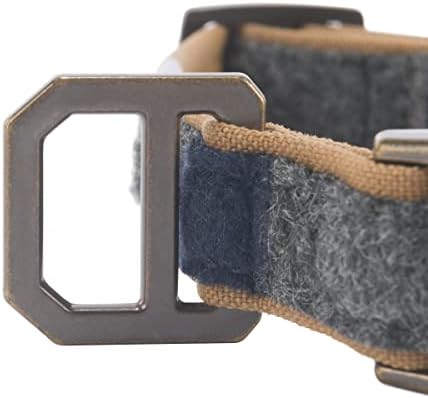 Carhartt Pet Fully Adjustable Webbing Collars for Dogs, Reflective Stitching for Visibility, Blanket Stripe, Medium