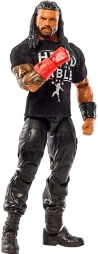 Mattel WWE Elite Collection Top Picks Action Figure & Accessories Set, Roman Reigns 6-inch Collectible with Articulation & Interchangeable Parts