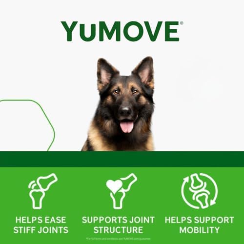 Lintbells YuMOVE Joint Supplement Dog Chews - Contains Glucosamine, Green Lipped Mussel - Natural Relief from Hip Ache, Stiff Joints - 1 Month’s Supply (Large & X-Large)