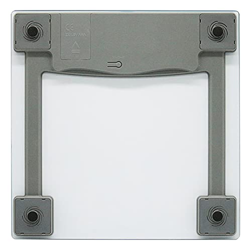 Taylor Digtal Scales for Body Weight, Highly Accurate 400 LB Capacity, Auto On and Off Scale, 11.8 x 11.8 Inches, Charcoal Grey