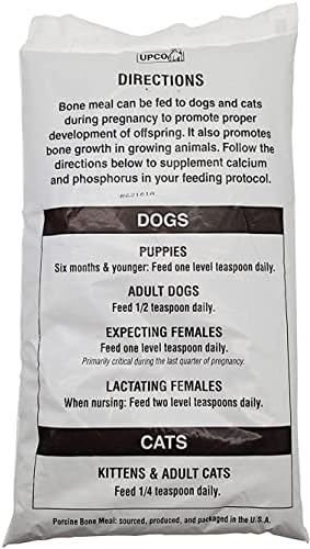 Bone Meal Supplement for Dogs and Cats (1Lb Bag)